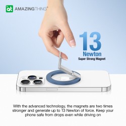 Δαχτυλίδι Συγκράτησης Amazing Thing Ring Mag Magnetic Holder Stand Blue