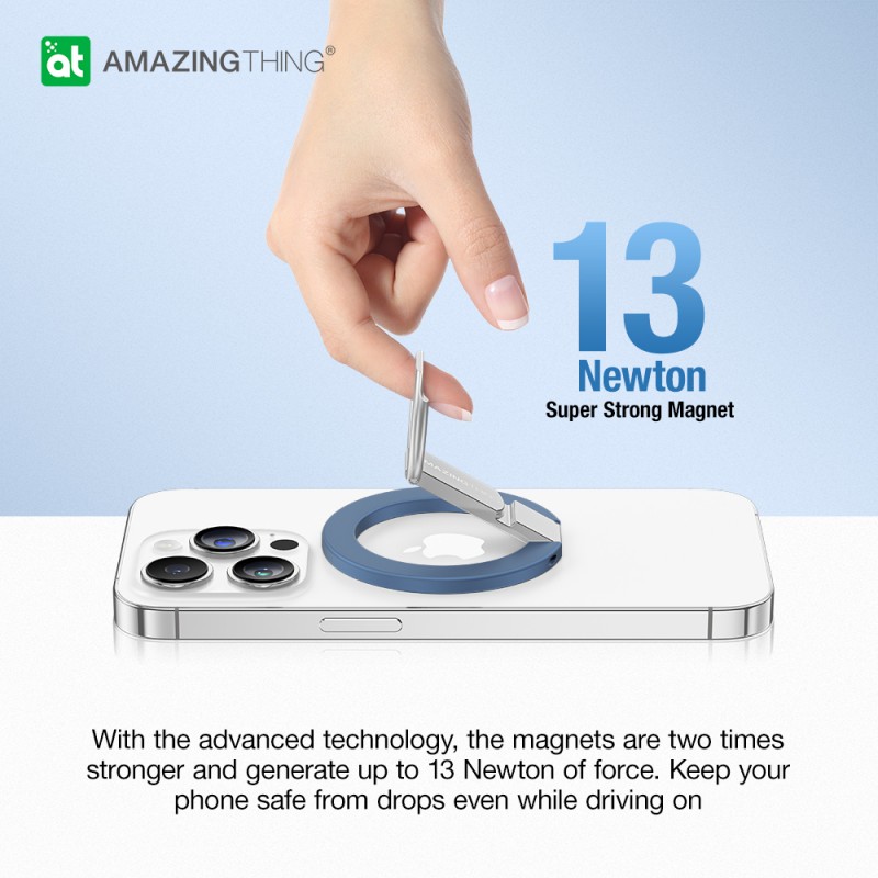 Δαχτυλίδι Συγκράτησης Amazing Thing Ring Mag Magnetic Holder Stand Blue