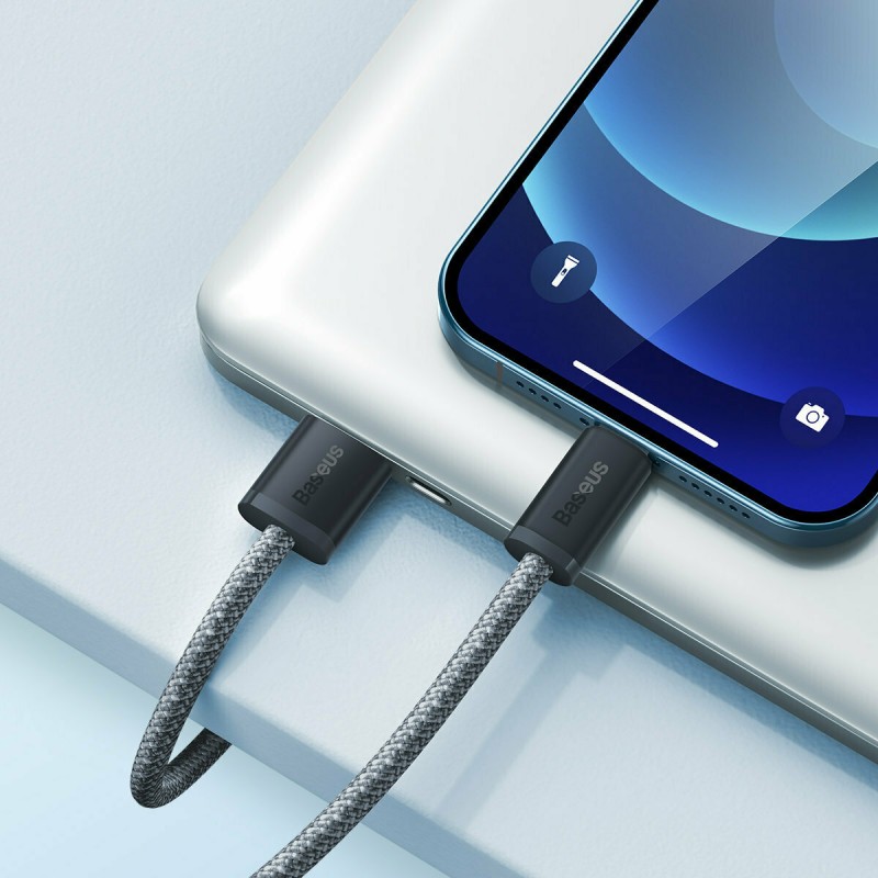 Καλώδιο Φόρτισης Baseus Dynamic Series Cable USB to Lightning 1m 2.4A Grey (CALD000416)