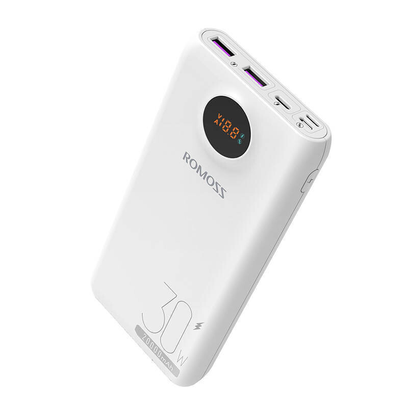 Εξωτερική Μπαταρία ROMOSS SW20S Pro Powerbank 20000mAh 30W White Εξωτερική Μπαταρία ROMOSS SW20S Pro Powerbank 20000mAh 30W White