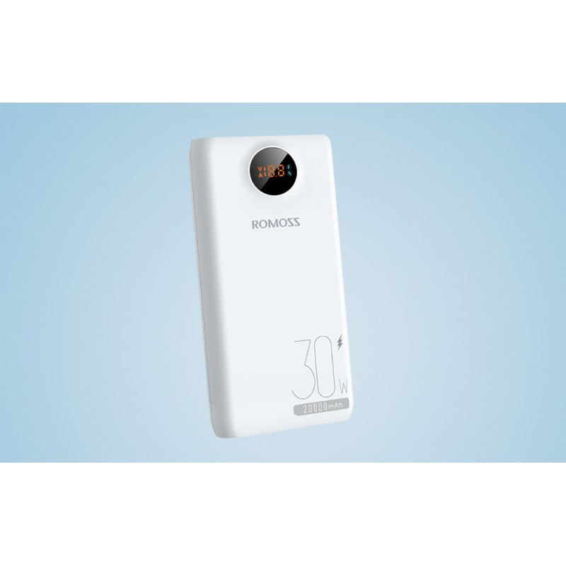 Εξωτερική Μπαταρία ROMOSS SW20S Pro Powerbank 20000mAh 30W White Εξωτερική Μπαταρία ROMOSS SW20S Pro Powerbank 20000mAh 30W White