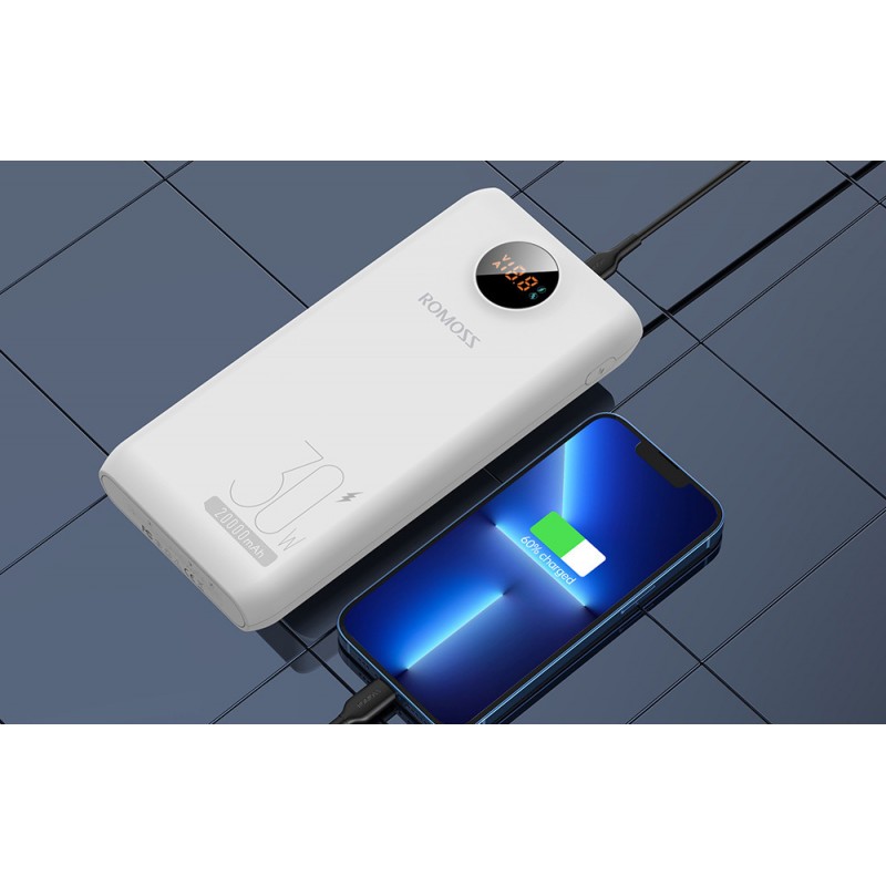 Εξωτερική Μπαταρία ROMOSS SW20S Pro Powerbank 20000mAh 30W White Εξωτερική Μπαταρία ROMOSS SW20S Pro Powerbank 20000mAh 30W White