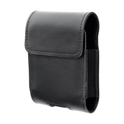 Θήκη ROYAL - Leather Universal Belt Holster- Size V - for SAMSUNG FLIP 1 / 2 / 3 / 4 / HUAWEI P50 Pocket / MOTOROLA RAZR 5G Black