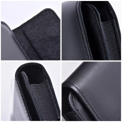 Θήκη ROYAL - Leather Universal Belt Holster- Size V - for SAMSUNG FLIP 1 / 2 / 3 / 4 / HUAWEI P50 Pocket / MOTOROLA RAZR 5G Black