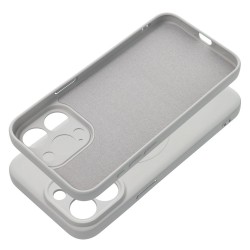 Θήκη Silicone Mag Cover Apple iPhone 15 Pro Max (6.7") Titanium