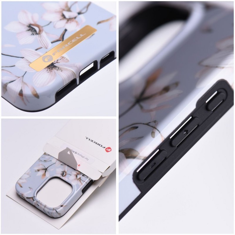 Θήκη Forcell F-Protect Mirage Case with MagSafe Apple iPhone 15 Pro (6.1") Spring Flowers