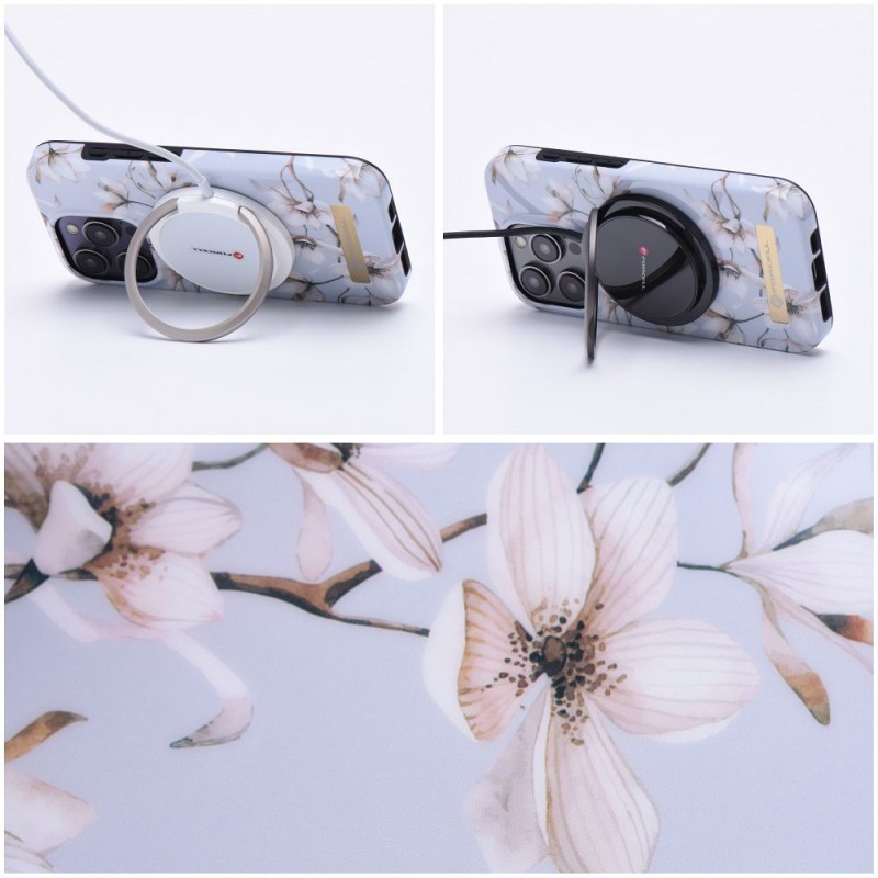 Θήκη Forcell F-Protect Mirage Case with MagSafe Apple iPhone 15 Pro (6.1") Spring Flowers
