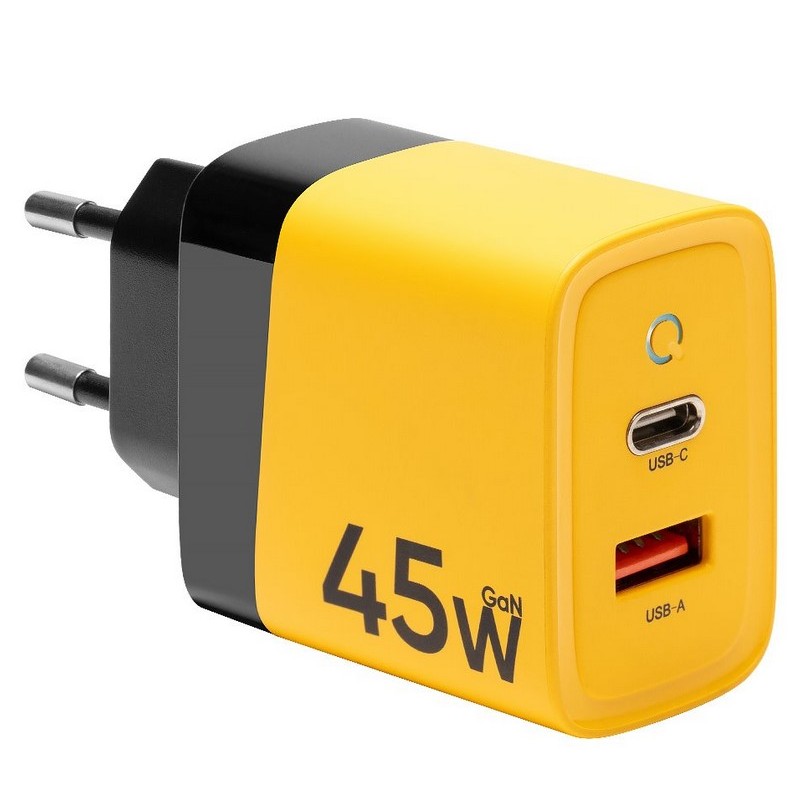 Φορτιστής Ταξιδίου Tactical Microgrid GaN 45W Yellow