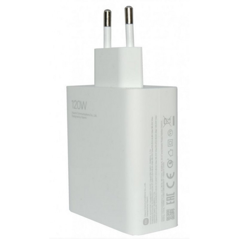 Φορτιστής Ταξιδιού Xiaomi MDY-13-EE Fast Charging 120W White (Original Bulk)