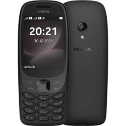 Nokia 6310 2021 Dual SIM Black με 2 Χρόνια Εγγύηση
