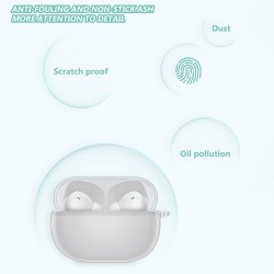 Θήκη Xiaomi Redmi Buds 5 Pro Silicone Skin Clear Θήκη Xiaomi Redmi Buds 5 Pro Silicone Skin Clear