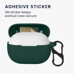Θήκη Xiaomi Redmi Buds 4 Pro Silicone Skin with Carabiner Matcha Green Θήκη Xiaomi Redmi Buds 4 Pro Silicone Skin with Carabiner Matcha Green