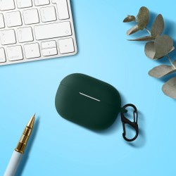 Θήκη Xiaomi Redmi Buds 4 Pro Silicone Skin with Carabiner Matcha Green Θήκη Xiaomi Redmi Buds 4 Pro Silicone Skin with Carabiner Matcha Green