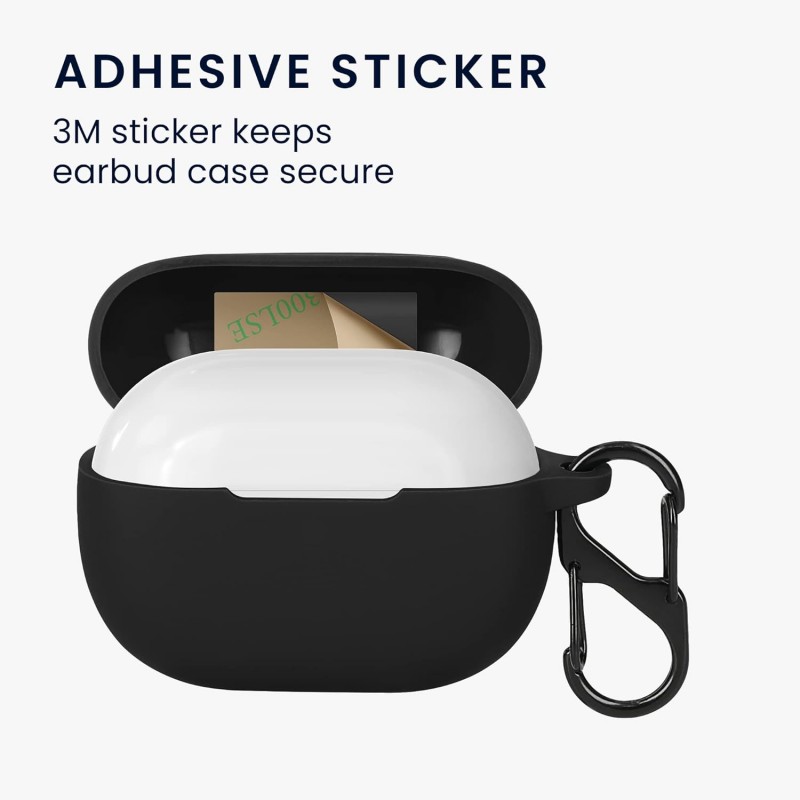 Θήκη Xiaomi Redmi Buds 4 Pro Silicone Skin with Carabiner Violet