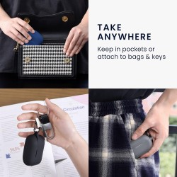 Θήκη Xiaomi Redmi Buds 4 Pro Silicone Skin with Carabiner Violet