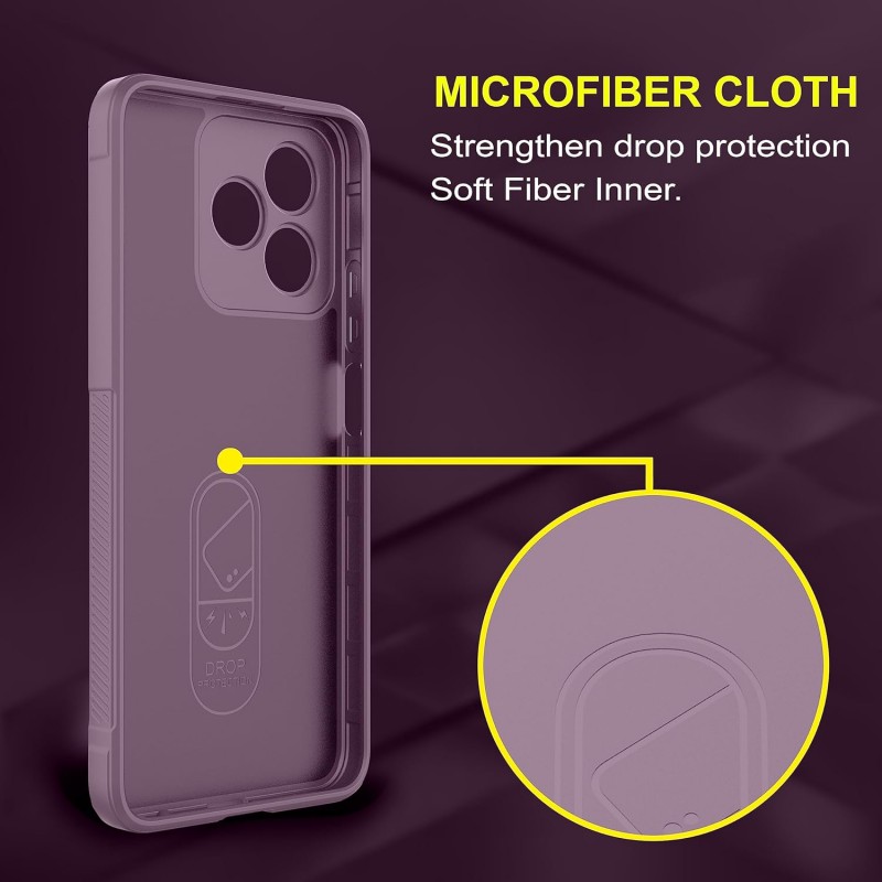 Θήκη TPU Magic Shield Realme Note 50 Violet