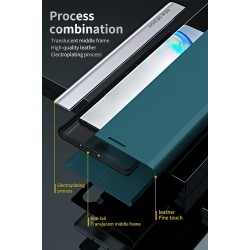 Θήκη Book Bracket Leather Realme 12 Pro+ White