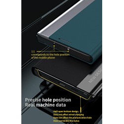 Θήκη Book Bracket Leather Realme 12 Pro+ White