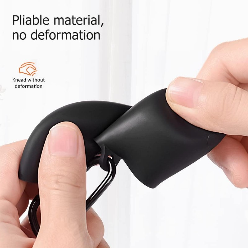 Θήκη Huawei FreeClip Silicone Skin with Carabiner Black
