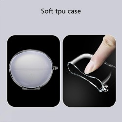 Θήκη Huawei FreeClip Silicone Skin with Carabiner Clear