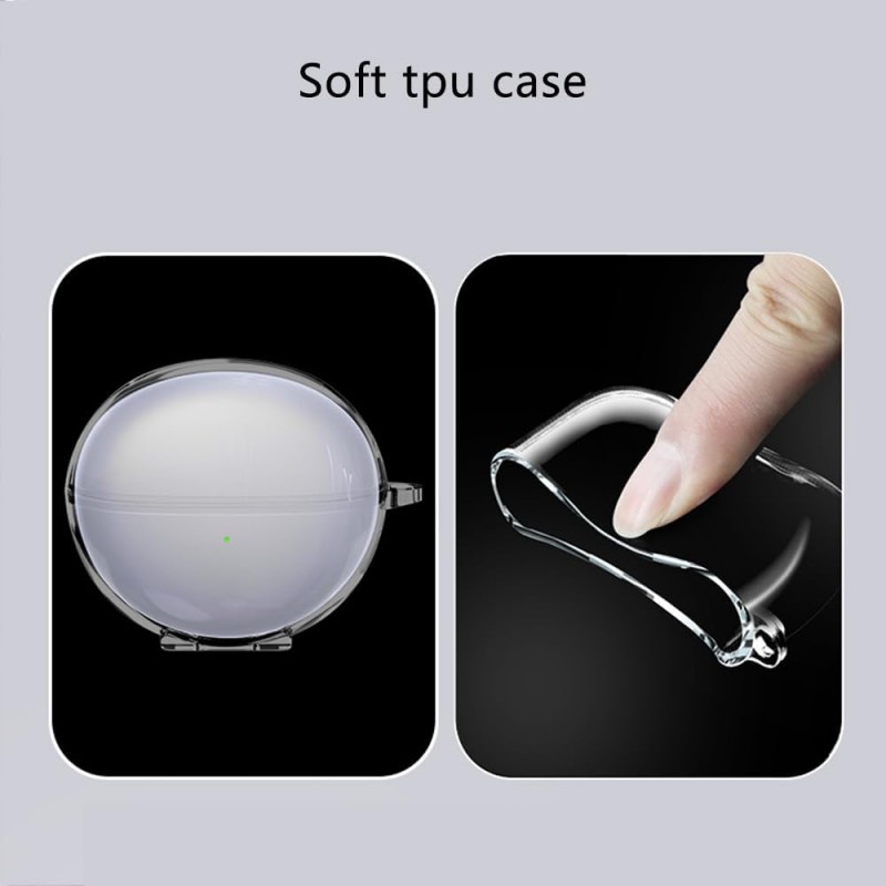 Θήκη Huawei FreeClip Silicone Skin with Carabiner Clear