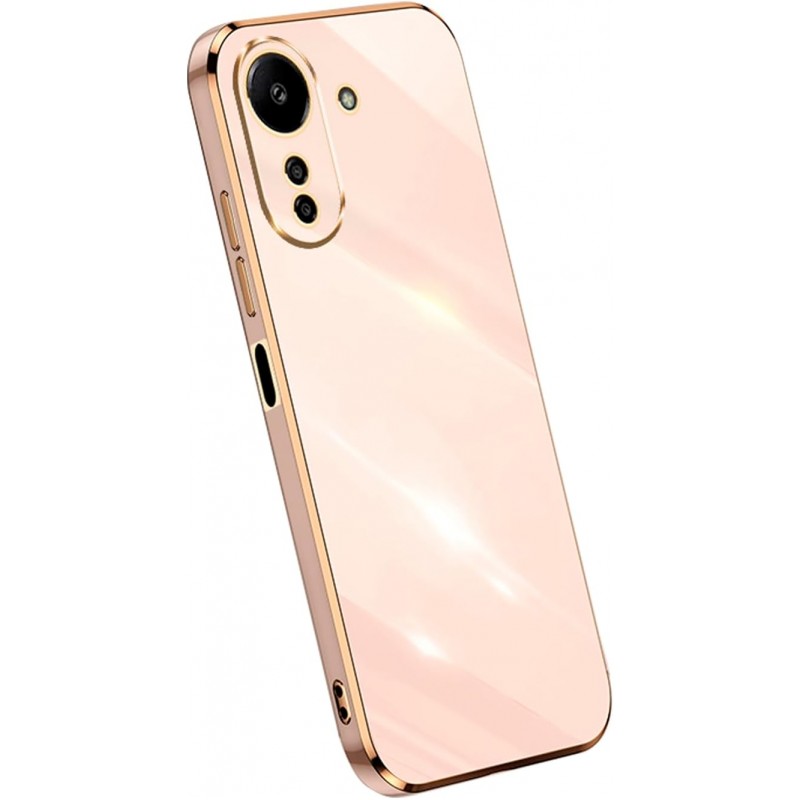 Θήκη TPU Electroplated Xiaomi Redmi 13C / Poco C65 Pink Θήκη TPU Electroplated Xiaomi Redmi 13C / Poco C65 Pink