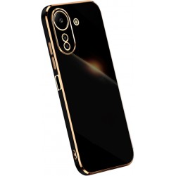 Θήκη TPU Electroplated Xiaomi Redmi 13C / Poco C65 Black Θήκη TPU Electroplated Xiaomi Redmi 13C / Poco C65 Black