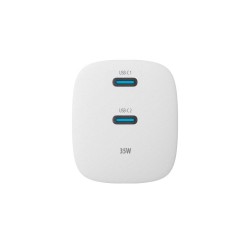 Φορτιστής Ταξιδίου Forever GaN PD QC TC-05-35CCx2 35W White