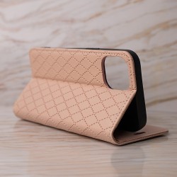 Θήκη Book Smart Caro Samsung Galaxy A15 5G / 4G SM-A156 Beige Θήκη Book Smart Caro Samsung Galaxy A15 5G / 4G SM-A156 Beige