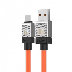 Καλώδιο Baseus Coolplay Fast Charging USB-A to Type-C 100W 1m Orange (CAKW000607)