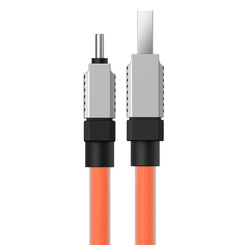 Καλώδιο Baseus Coolplay Fast Charging USB-A to Type-C 100W 1m Orange (CAKW000607)