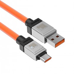 Καλώδιο Baseus Coolplay Fast Charging USB-A to Type-C 100W 1m Orange (CAKW000607)