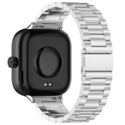 Ανταλλακτικό λουράκι Stainless Steel Xiaomi  Redmi Watch 4 / Smart Band 8 Pro / Smart Band 9 Pro /  Redmi Watch 5 Silver