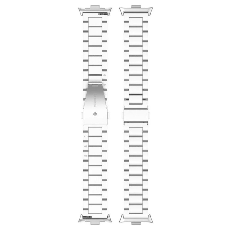 Ανταλλακτικό λουράκι Stainless Steel Xiaomi  Redmi Watch 4 / Smart Band 8 Pro / Smart Band 9 Pro /  Redmi Watch 5 Silver