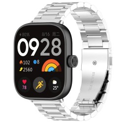 Ανταλλακτικό λουράκι Stainless Steel Xiaomi  Redmi Watch 4 / Smart Band 8 Pro / Smart Band 9 Pro /  Redmi Watch 5 Silver Ανταλλακτικό λουράκι Stainless Steel Xiaomi  Redmi Watch 4 / Smart Band 8 Pro / Smart Band 9 Pro /  Redmi Watch 5 Silver