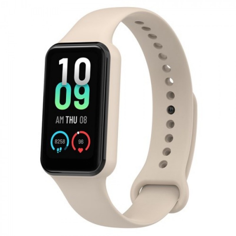 Ανταλλακτικό λουράκι Xiaomi Amazfit Band 7 Smooth Silicone Ivory Ανταλλακτικό λουράκι Xiaomi Amazfit Band 7 Smooth Silicone Ivory