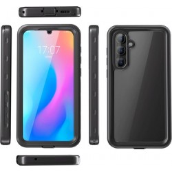 Αδιάβροχη θήκη Redpepper Samsung Galaxy A55 SM-A556 Shockproof/Waterproof Black/Clear