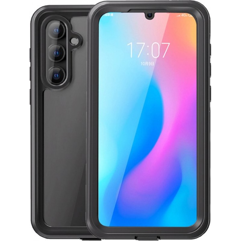 Αδιάβροχη θήκη Redpepper Samsung Galaxy A55 SM-A556 Shockproof/Waterproof Black/Clear
