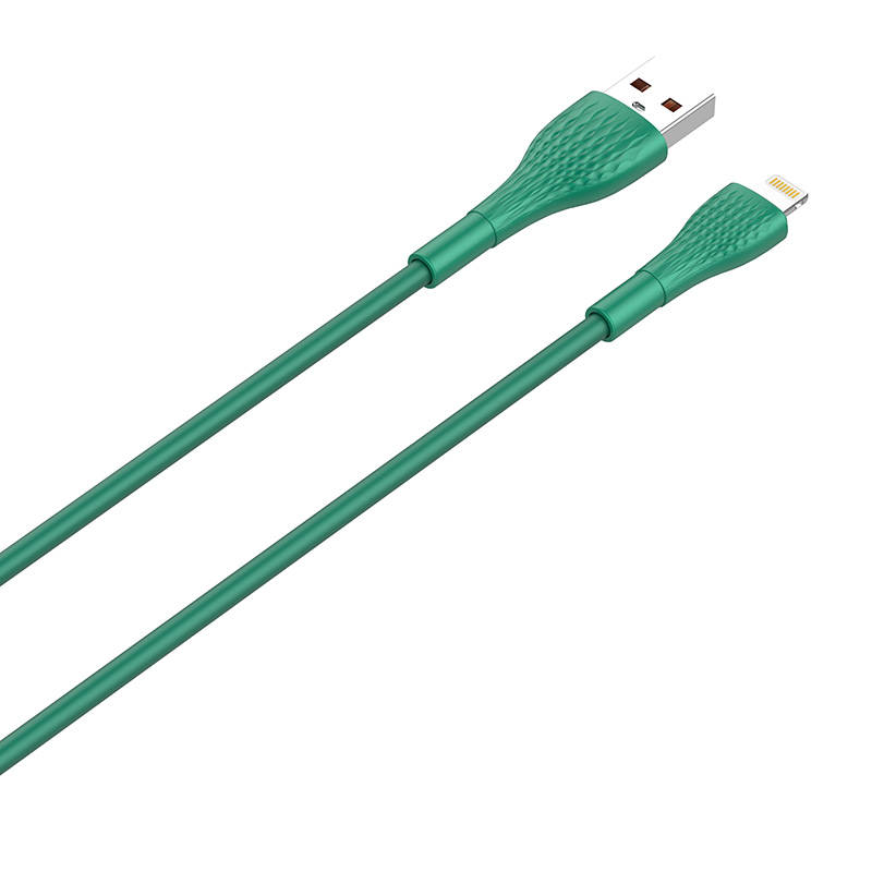 Καλώδιo Ldnio LS671 USB-A to Lightning Cable 30W 1m Green