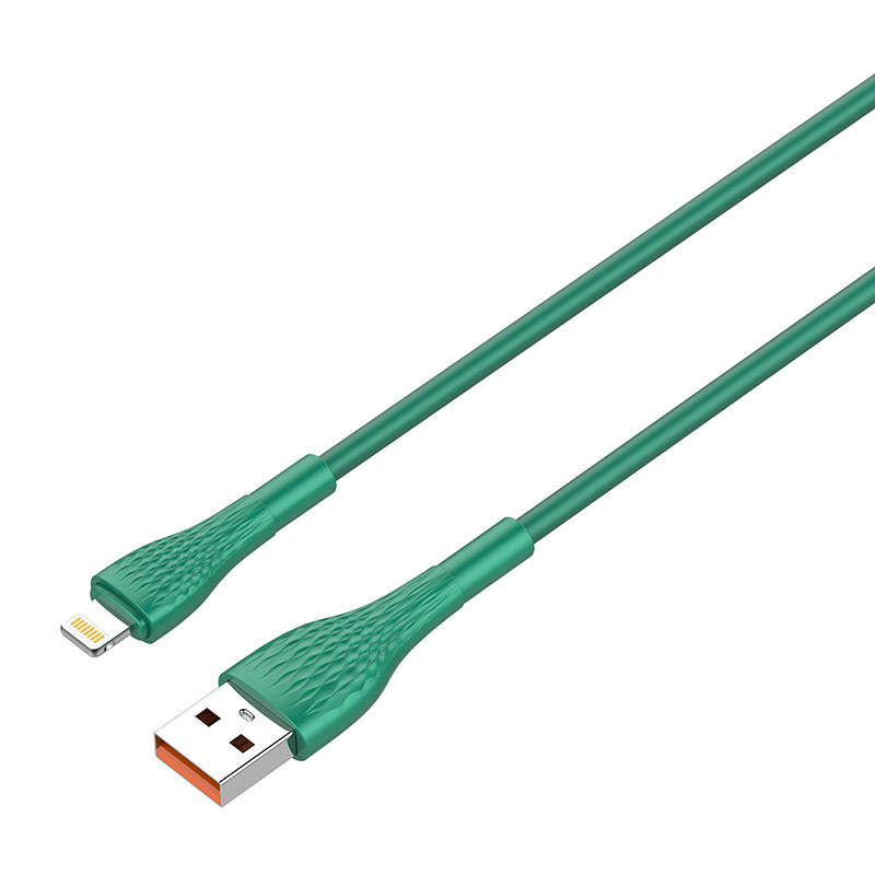 Καλώδιo Ldnio LS671 USB-A to Lightning Cable 30W 1m Green