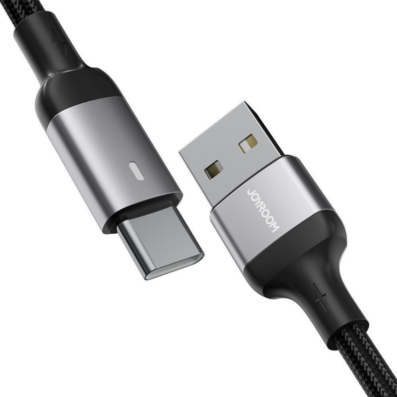 Καλώδιο Joyroom S-UC027A10 Braided USB 2.0 Cable USB to Type-C 3m Black Καλώδιο Joyroom S-UC027A10 Braided USB 2.0 Cable USB to Type-C 3m Black