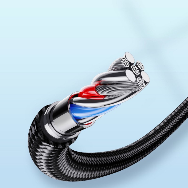 Καλώδιο Joyroom S-UC027A10 Braided USB 2.0 Cable USB to Type-C 3m Black Καλώδιο Joyroom S-UC027A10 Braided USB 2.0 Cable USB to Type-C 3m Black