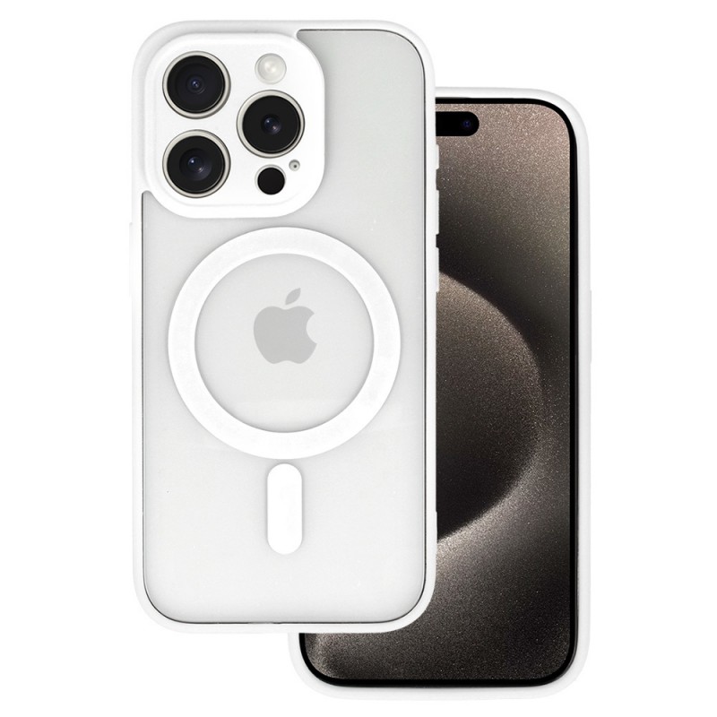 Θήκη Acrylic Color with MagSafe Magnet Apple iPhone 13 Pro (6.1") White