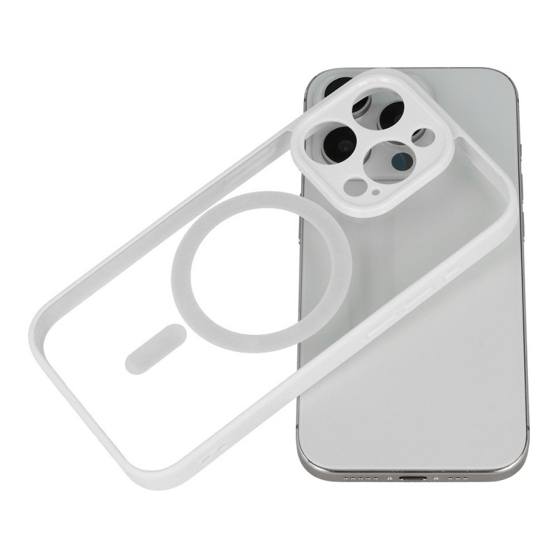Θήκη Acrylic Color with MagSafe Magnet Apple iPhone 13 Pro (6.1") White