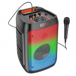 Φορητό Ηχείο Borofone Portable Bluetooth Speaker BP10 Fireworks with Microphone Black 