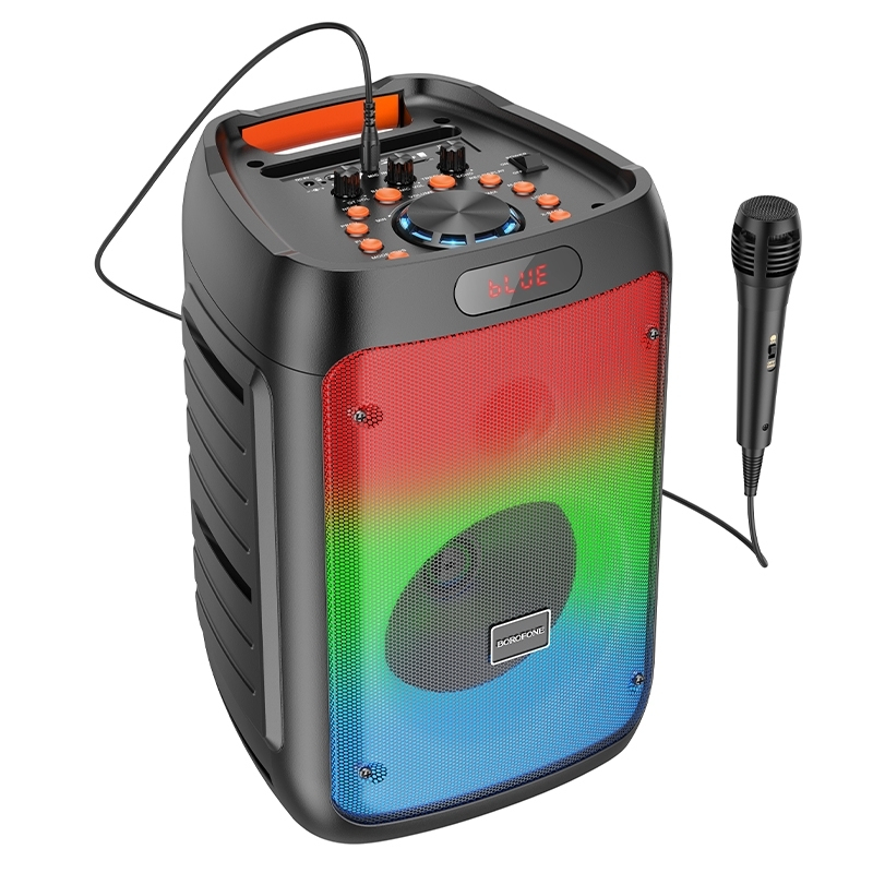 Φορητό Ηχείο Borofone Portable Bluetooth Speaker BP10 Fireworks with Microphone Black 