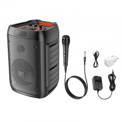 Φορητό Ηχείο Borofone Portable Bluetooth Speaker BP10 Fireworks with Microphone Black 