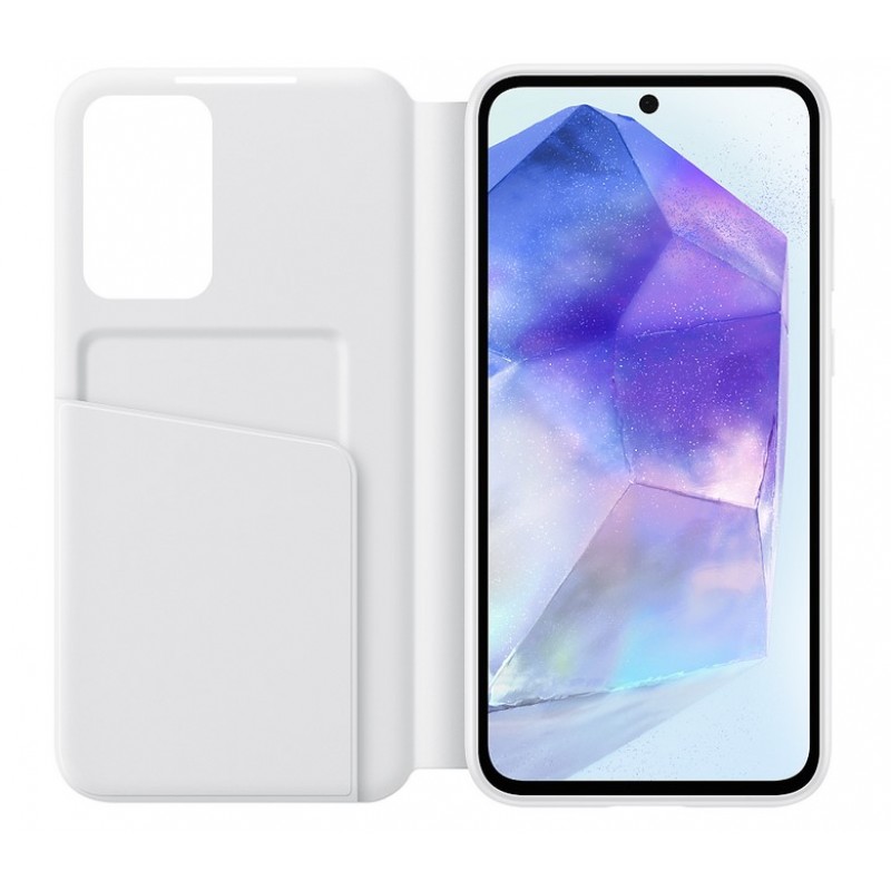 Θήκη Samsung Smart View Wallet Case EF-ZA356CWEGWW Samsung Galaxy A35 SM-A356 White (Original)