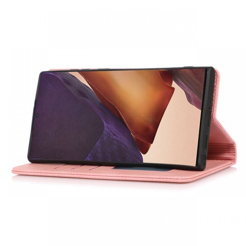 Θήκη Book Magnetic & Card Holder Samsung Galaxy Note 20 N980 Pink