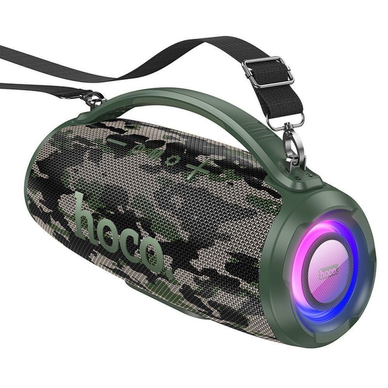 Φορητό Ηχείο Hoco HA4 Surge Ηχείο Bluetooth 40W με Ραδιόφωνο και 4 ώρες Λειτουργίας Camouflage Green